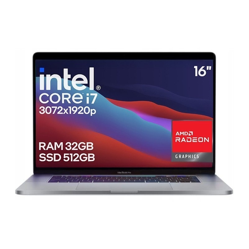 16" Apple MacBook Pro A2141 i7-9750H 32GB 512SSD
